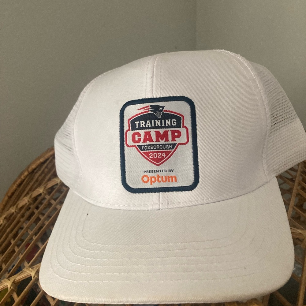 New England Patriots White Training Camp SnapBack